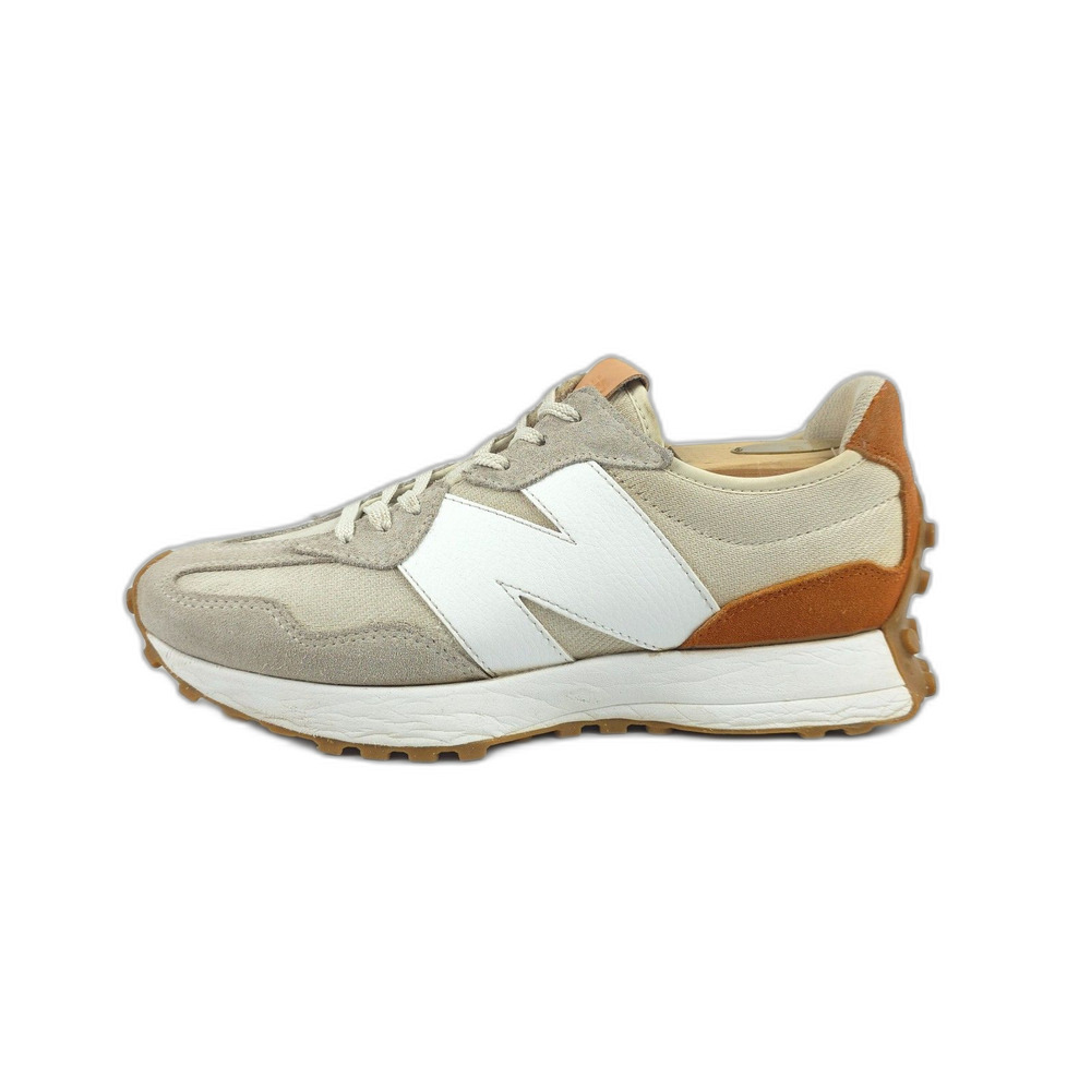 NEW BALANCE 327 Sneakers Leather Trainer Minimal Athleisure Athflow Sporty White - Picture 6 of 11
